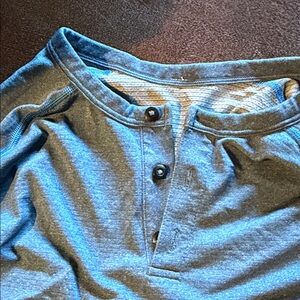 lululemon athletica Gray Button Down Shirt